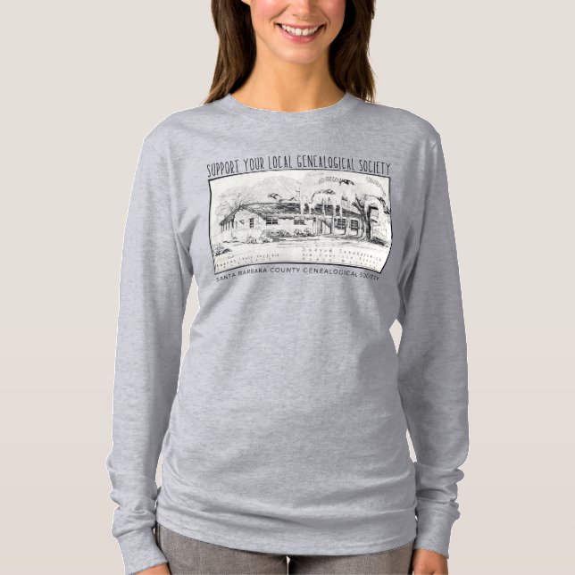 T-shirt Soutenez votre société généalogique locale (Devant)