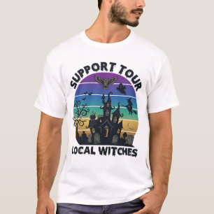 T-shirt Soutenir la tournée des sorcières locales Hallowee