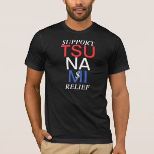 T-SHIRT SOUTENIR L'ALLÉGEMENT DU TSUNAMI