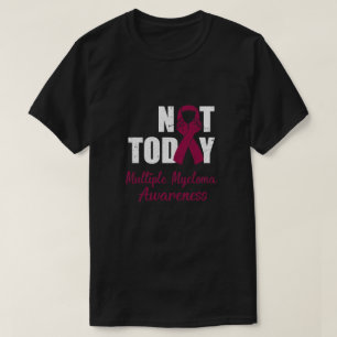T-shirt Soutenir le ruban Bourgogne de sensibilisation au