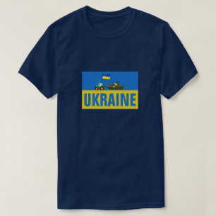 T-SHIRT SOUTENIR LE TRACTEUR UKRAINIEN VERS LE RÉSERVOIR R