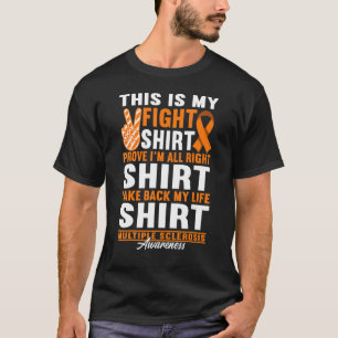 T-shirt Soutenir l'équipe de lutte I Ed Ms Sclérose en pla