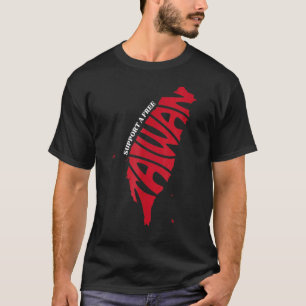 T-shirt Soutenir Un Taïwan Libre Géopolitique Monde Politi