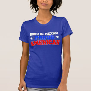 T-shirt Soutenu dans l'Américain fier du Mexique
