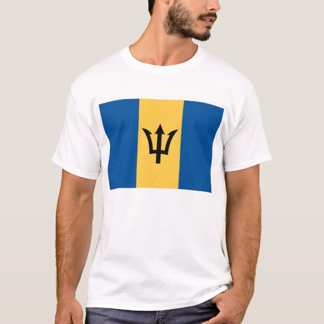 T-SHIRT SOUTENU PAR BAJAN DES BARBADE (Devant)
