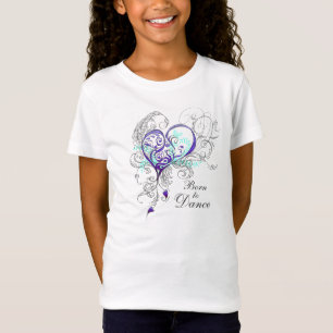 T-Shirt Soutenu pour danser le Babydoll T de filles