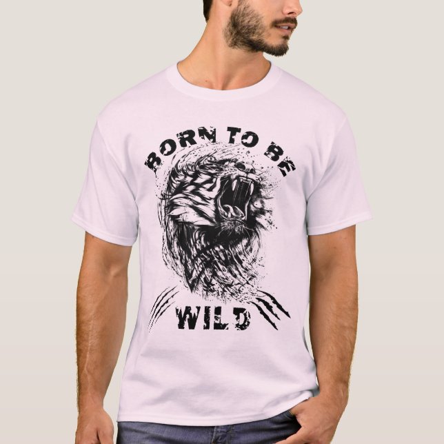 T-shirt Soutenu pour être sauvage (Devant)