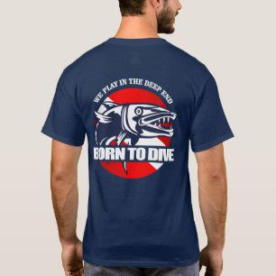 T-shirt Soutenu pour plonger (barracuda)