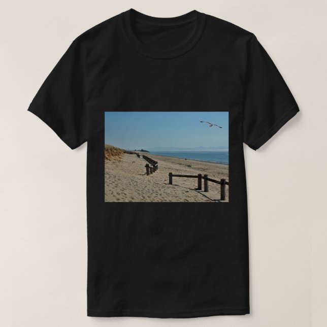 T-shirt South Beach Pwllheli, Galles du Nord (Design devant)