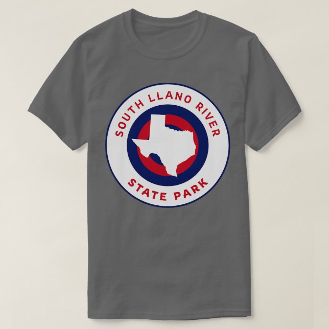 T-shirt South Llano River State Park Texas Bullseye (Design devant)