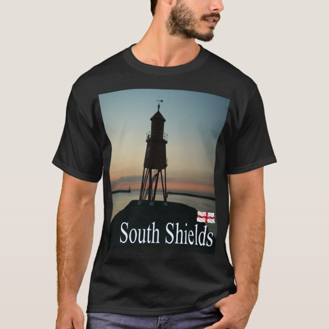 T-shirt South Shields, Angleterre (Devant)