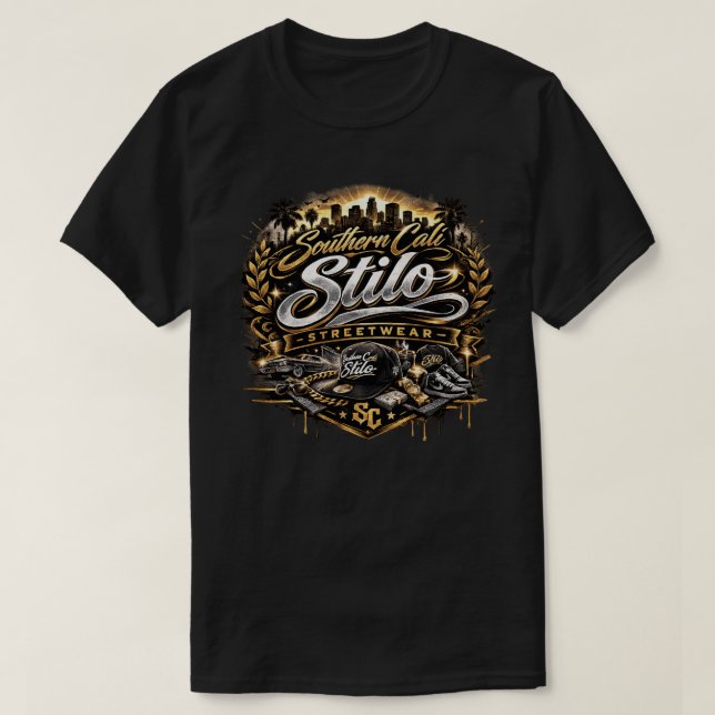 T-shirt Southern Califas-California  (Design devant)