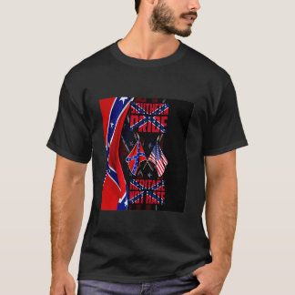 T-shirt Southern Pride American Flag Heritage Not Hate