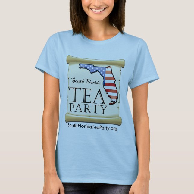 T-shirt SouthFloridaTeaParty.org (Devant)