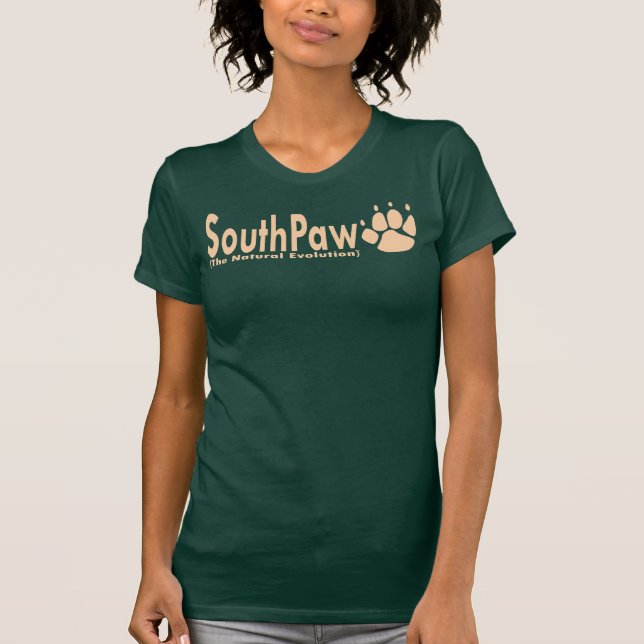 T-shirt SouthPaw (L'évolution naturelle) © empreinte de pa (Devant)