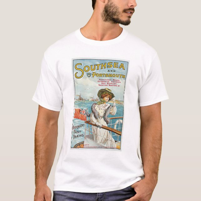 T-shirt Southsea et Portsmouth (Devant)