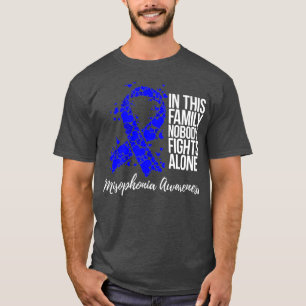 T-shirt Soutien à la famille Bleu Ruban Misophonie sensib