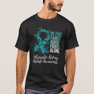 T-shirt Soutien à la famille Maladie du rein polykystique