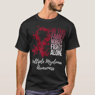 T-shirt Soutien à la famille Sensibilisation au myélome mu