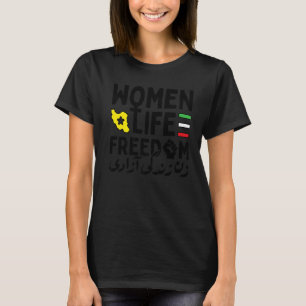 T-shirt Soutien à la liberté de vie des femmes Persian Zan