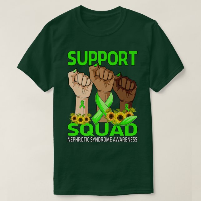 T-shirt Soutien à la main Escadron de sensibilisation au s (Design devant)