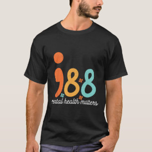 T-shirt Soutien à la prévention du suicide en santé mental