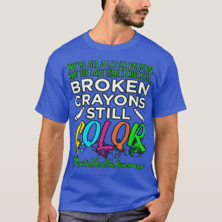 T-shirt Soutien à la sensibilisation à la santé mentale de