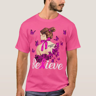 T-shirt Soutien à la sensibilisation des guerriers du canc