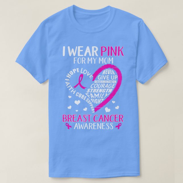 T-shirt Soutien au cancer du sein (Design devant)