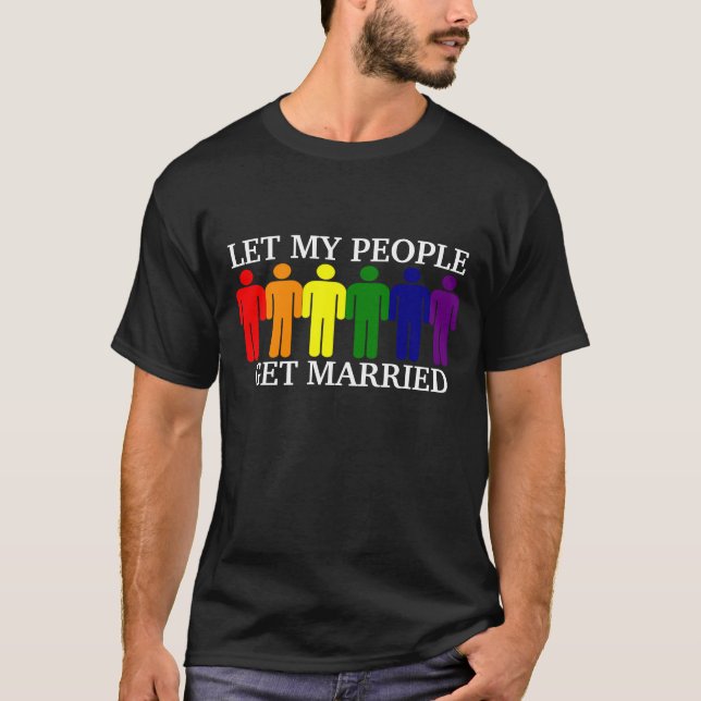 T-shirt Soutien au mariage homosexuel (Devant)