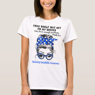T-shirt Soutien au ruban de sensibilisation Ankylose Spond