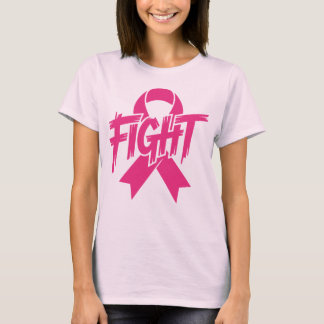 T-shirt Soutien au Ruban Rose de Sensibilisation au Cancer