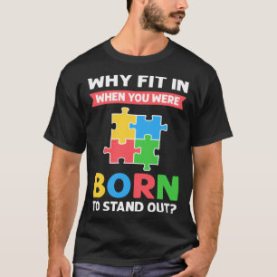 T-shirt Soutien autisme Enfant autiste Sensibilisation à l