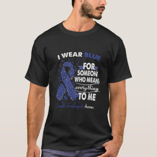 T-shirt Soutien aux guerriers de la sensibilisation à la d