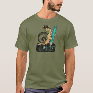 T-shirt Soutien aux petits artistes escargots