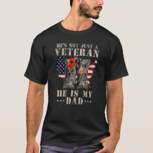 T-shirt Soutien aux vétérans de la famille militaire Mon p