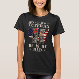T-shirt Soutien aux vétérans de la famille militaire Mon p