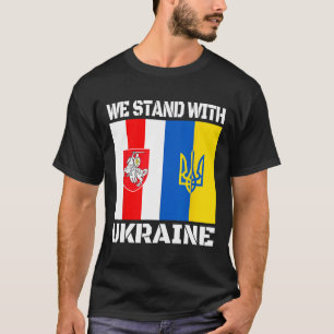 T-shirt Soutien biélorusse aux Ukrainiens Nous sommes avec