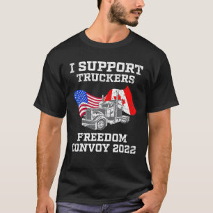 T-shirt Soutien canadien aux camionneurs Canada