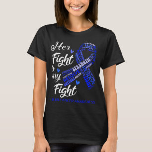 T-shirt Soutien Colon Cancer Guerrier Cadeaux