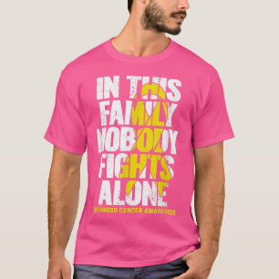 T-shirt Soutien de la sensibilisation au cancer de la fami