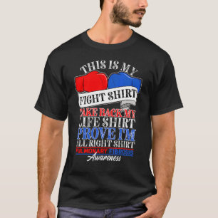 T-shirt Soutien de l'équipe de lutte I Maladie pulmonaire 