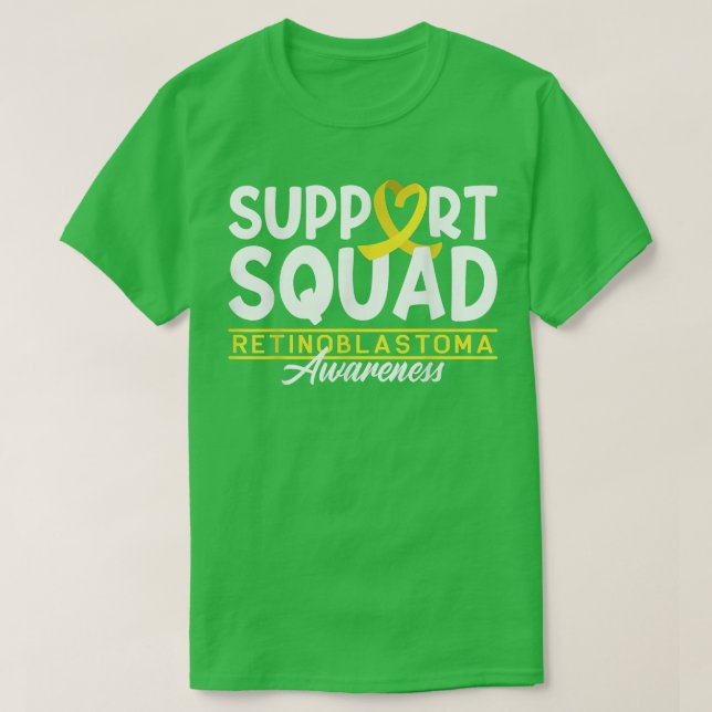 T-shirt Soutien de l'équipe I Enfance Retina Cancer I Reti (Design devant)