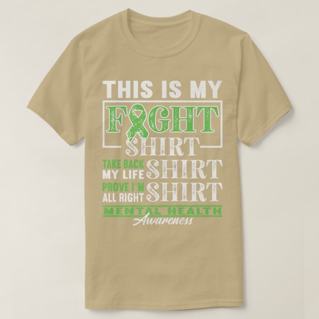 T-shirt Soutien de l'équipe I lutte chemise I Dépression e (Design devant)