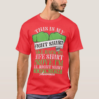 T-shirt Soutien de l'équipe I lutte chemise I Dépression e