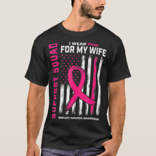 T-shirt Soutien de l'équipe Je porte rose femme cancer du 