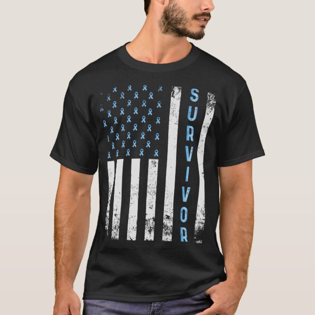 T-shirt Soutien de sensibilisation au cancer de la prostat (Devant)