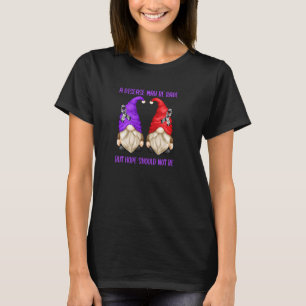 T-shirt Soutien Des Gnomes Pour Les Femmes Et Les Connaiss