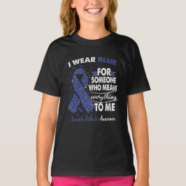 T-shirt Soutien des guerriers de la sensibilisation à l'ar