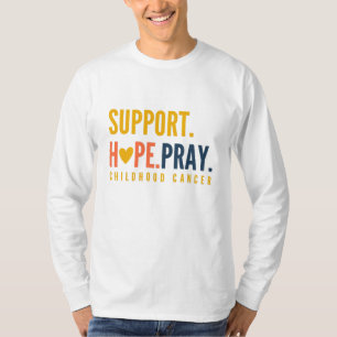 T-shirt soutien du cancer de l'enfance espoir Long Sleeve